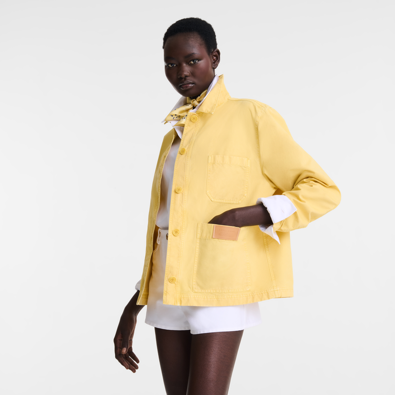 Jacket Yellow Chick - Overdyed cotton