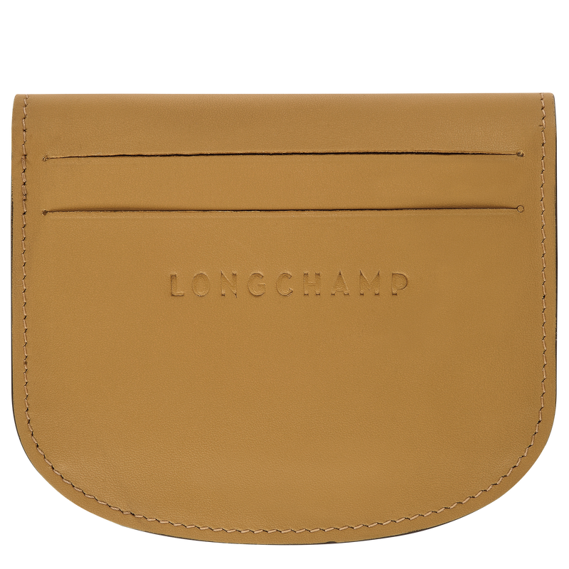 Épure Card holder Nutmeg - Leather