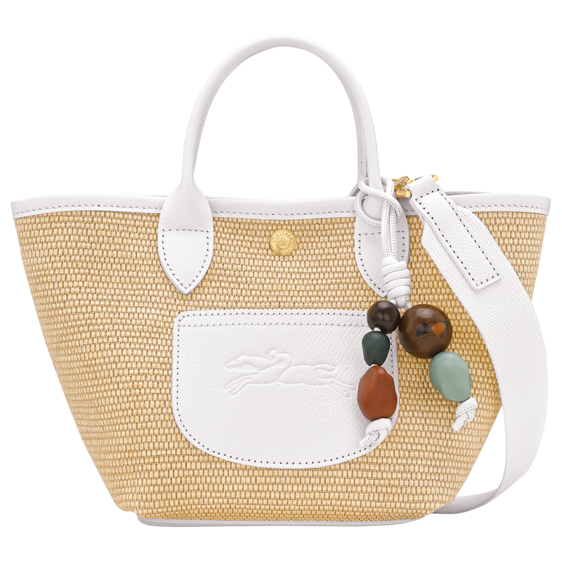 Le Pliage Collection XS Basket bag White - Canvas