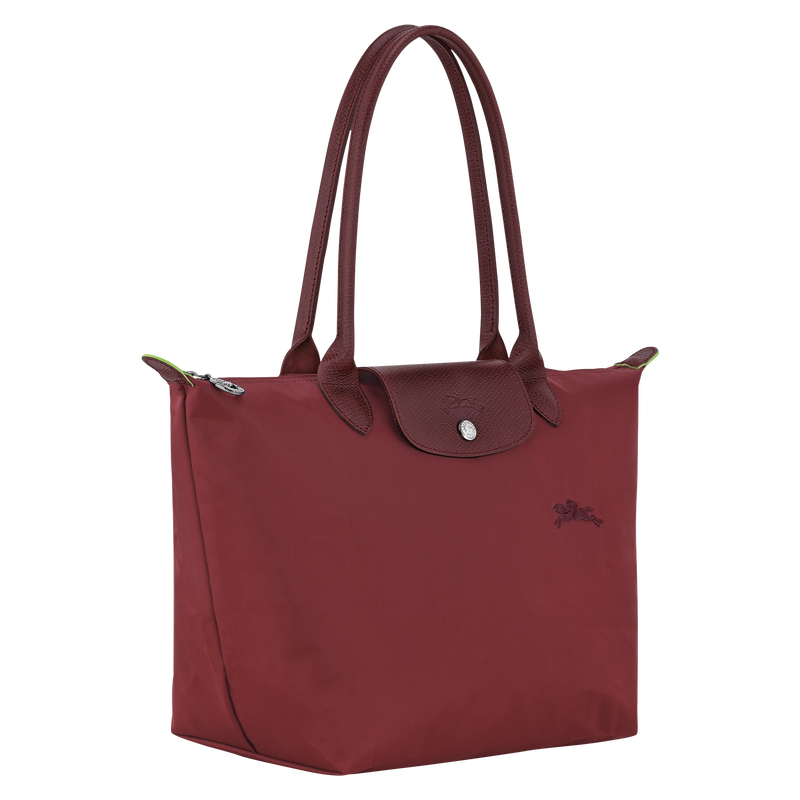 Le Pliage Green M Tote bag Pomegranate - Recycled canvas