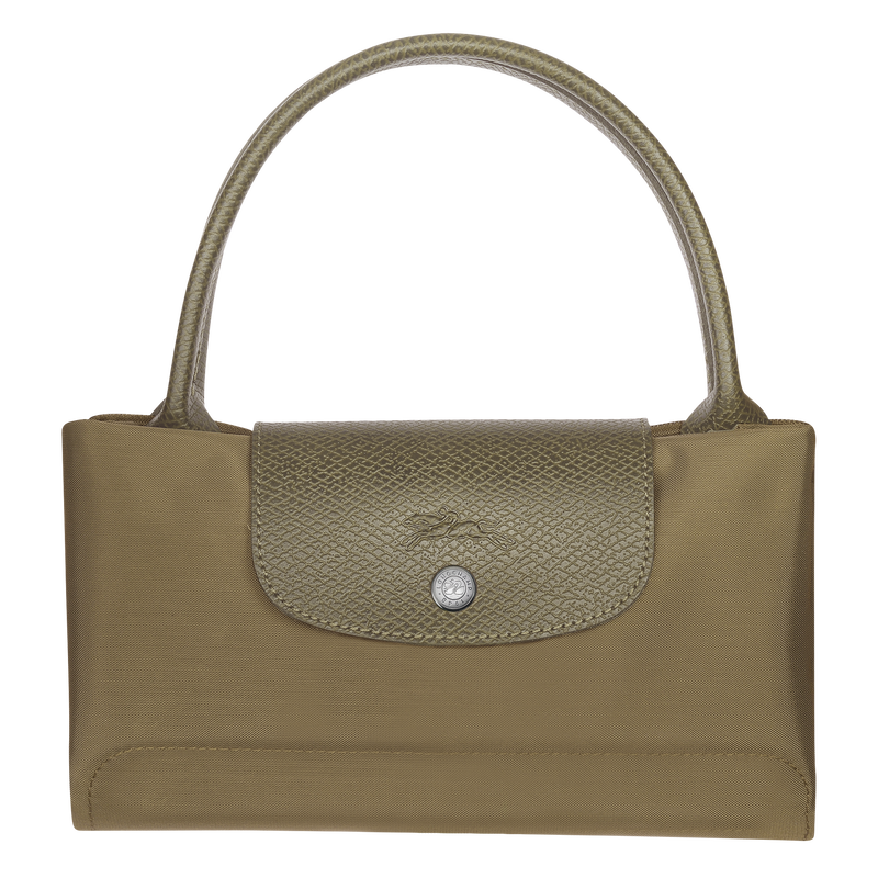 Le Pliage Green M Handbag Artichoke - Recycled canvas