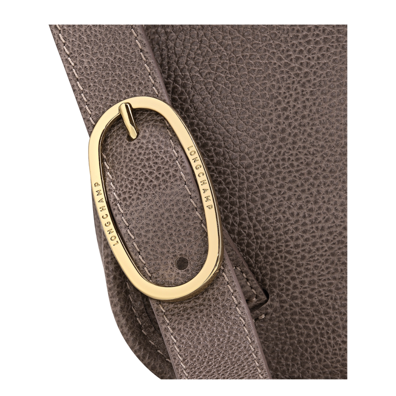 Le Foulonné M Backpack Taupe - Leather