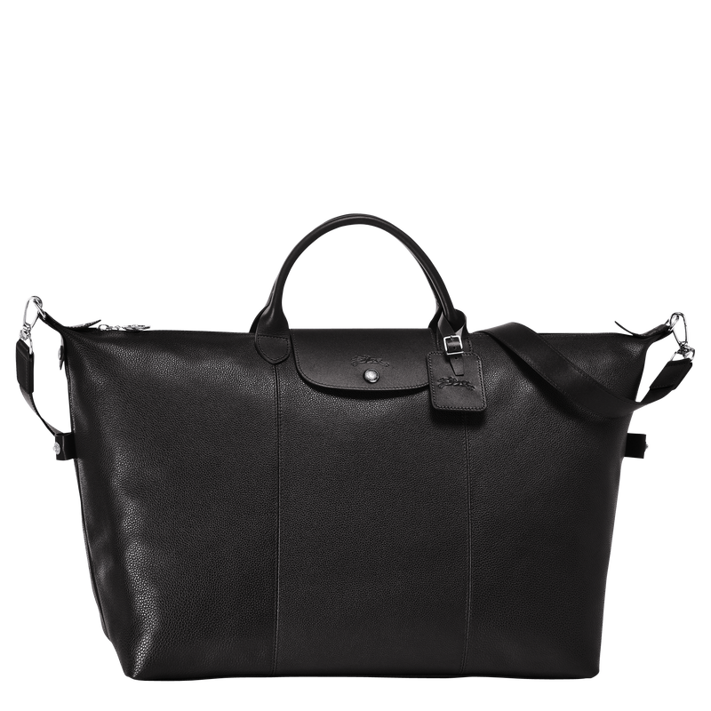 Le Foulonné XL Travel bag Black - Leather