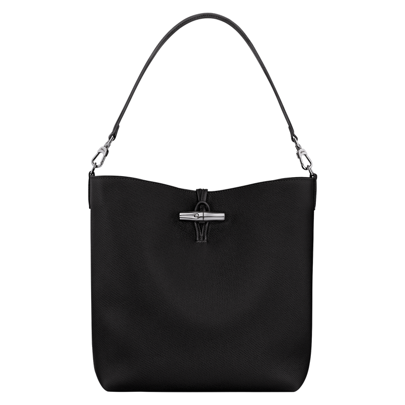 Le Roseau M Hobo bag Black - Leather