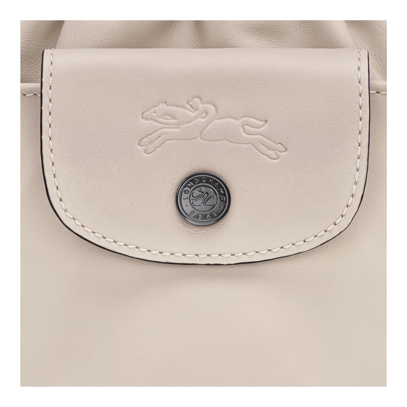 Le Pliage Xtra XS Bucket bag Paper - Leather