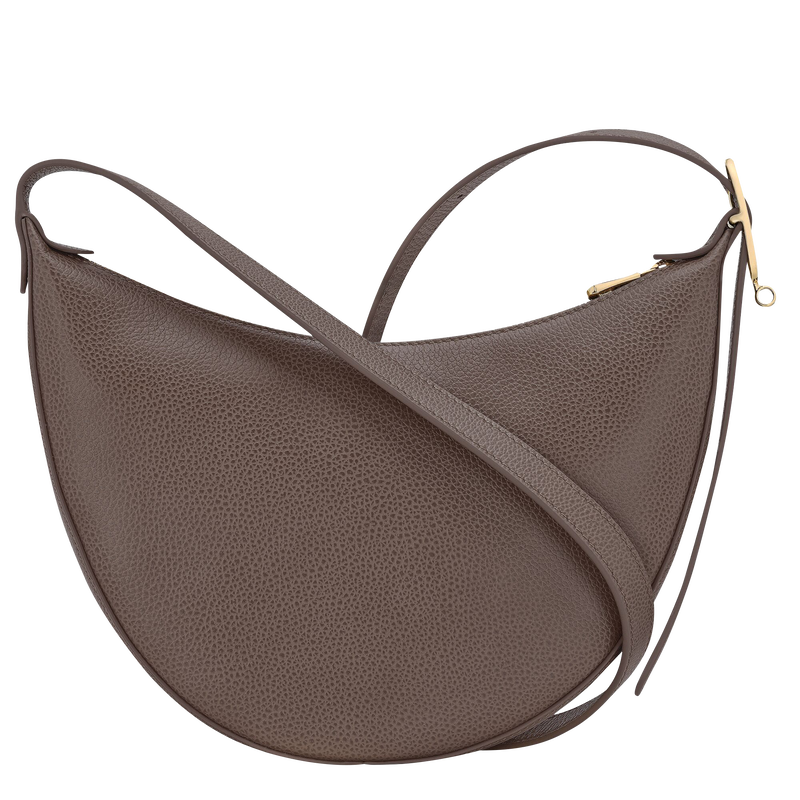 Le Foulonné S Crossbody bag Taupe - Leather
