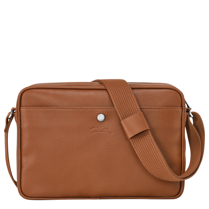 Le Foulonné M Camera bag Caramel - Leather