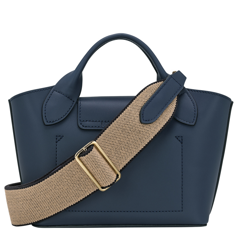 Épure XS Tote bag Navy - Leather