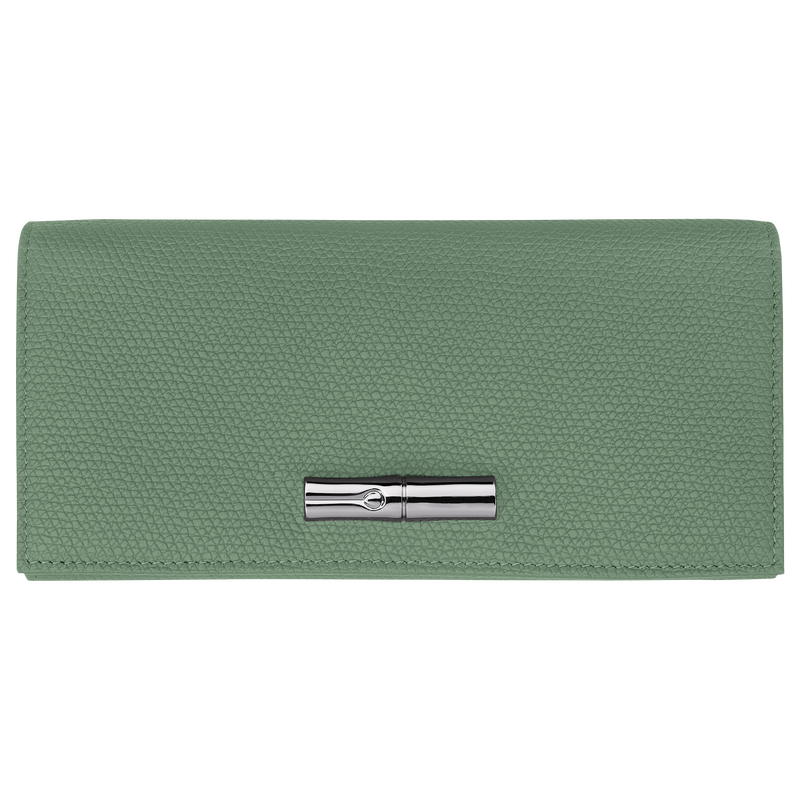 Le Roseau Long continental wallet Oregano - Leather