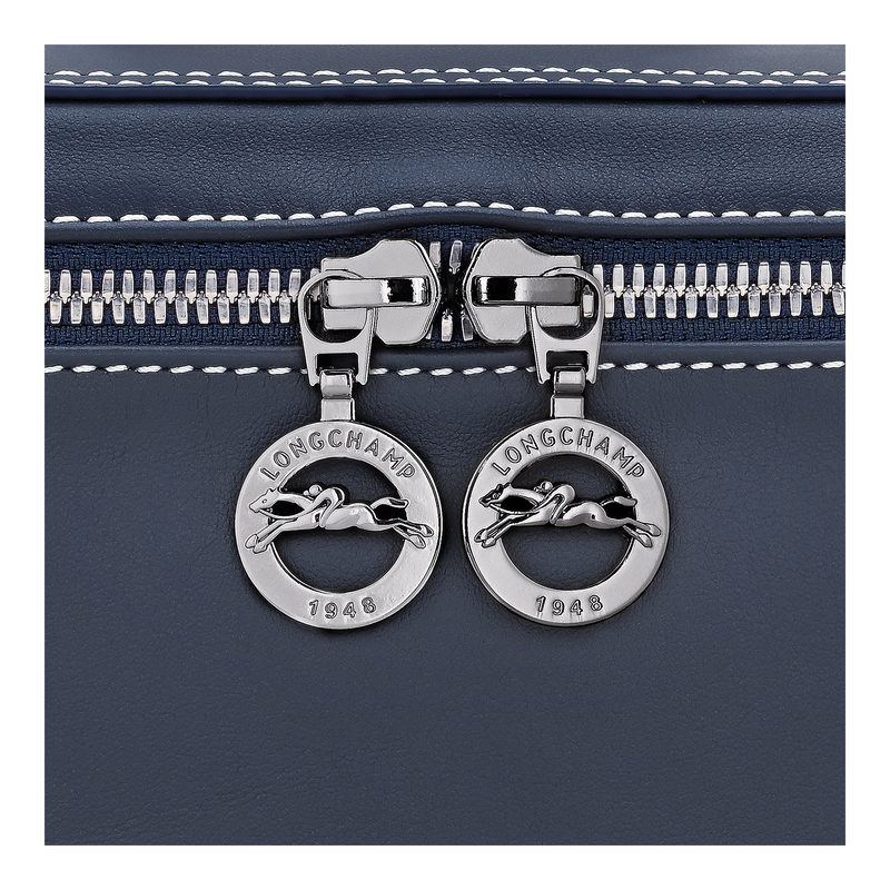 Le Pliage Xtra XS Toolkit bag Navy - Leather