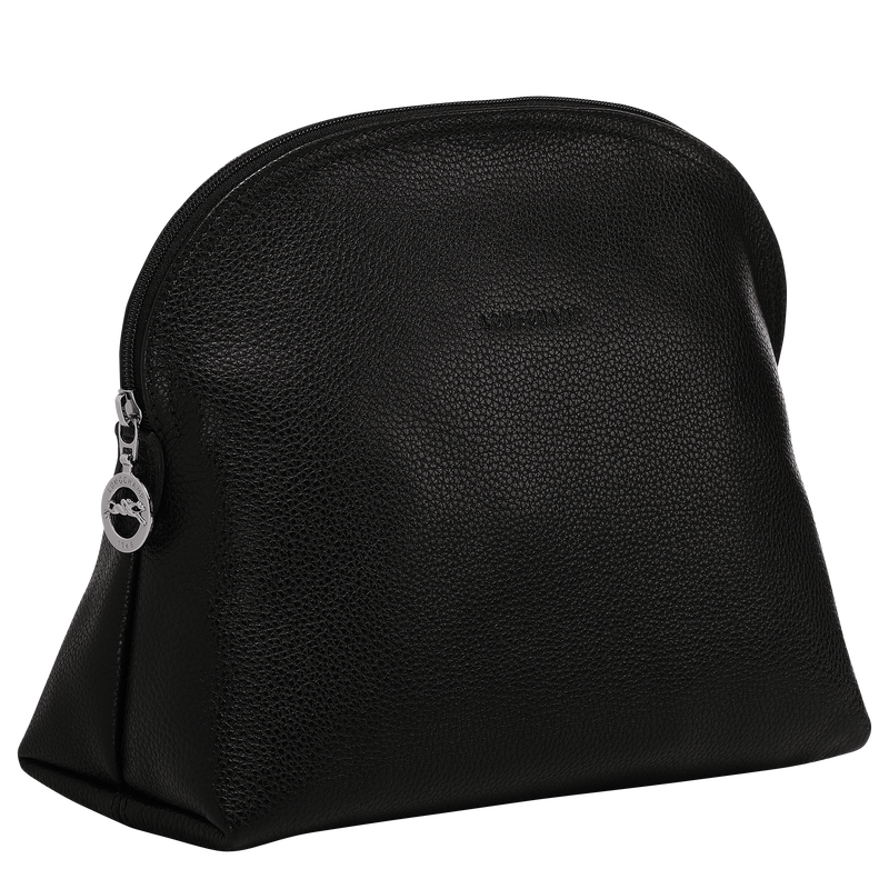 Le Foulonné Toiletry case Black - Leather
