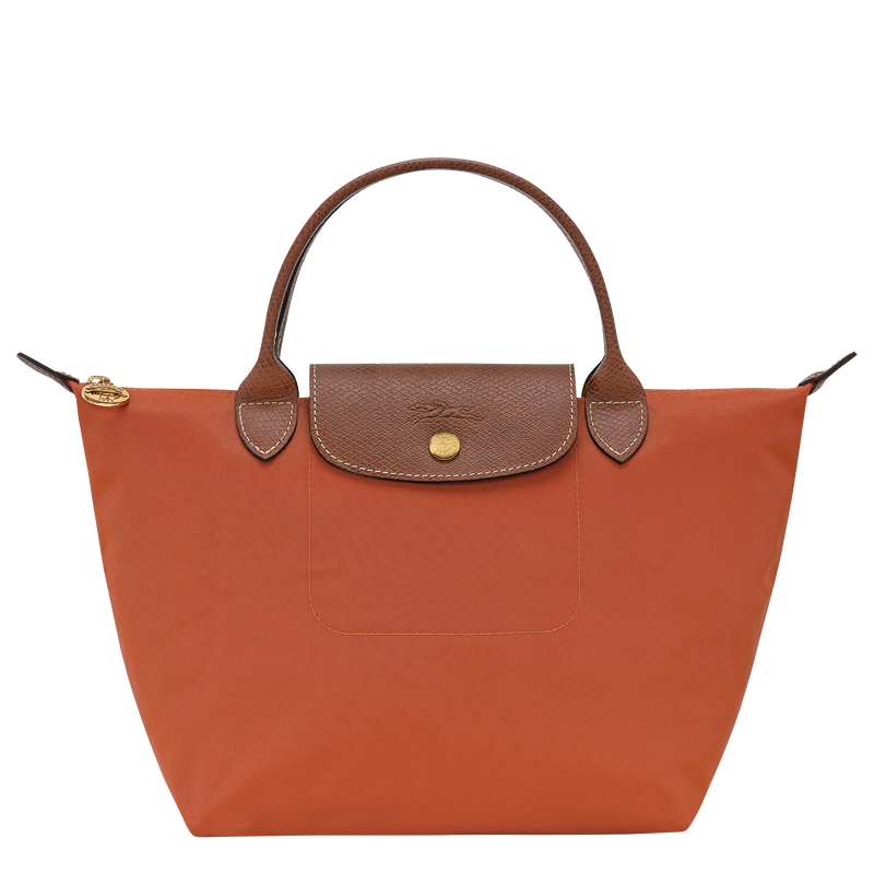 Le Pliage Original S Handbag Brick - Recycled canvas