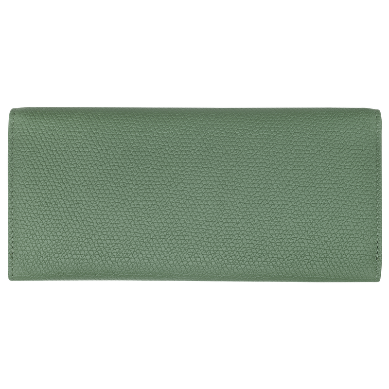 Le Roseau Long continental wallet Oregano - Leather