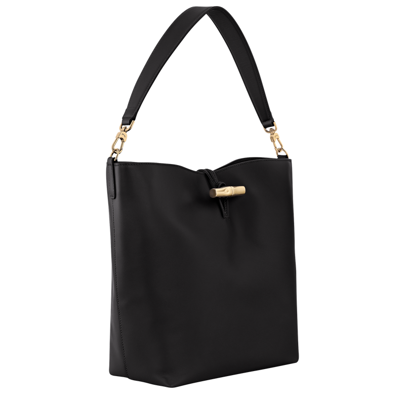 Le Roseau M Hobo bag Black - Leather