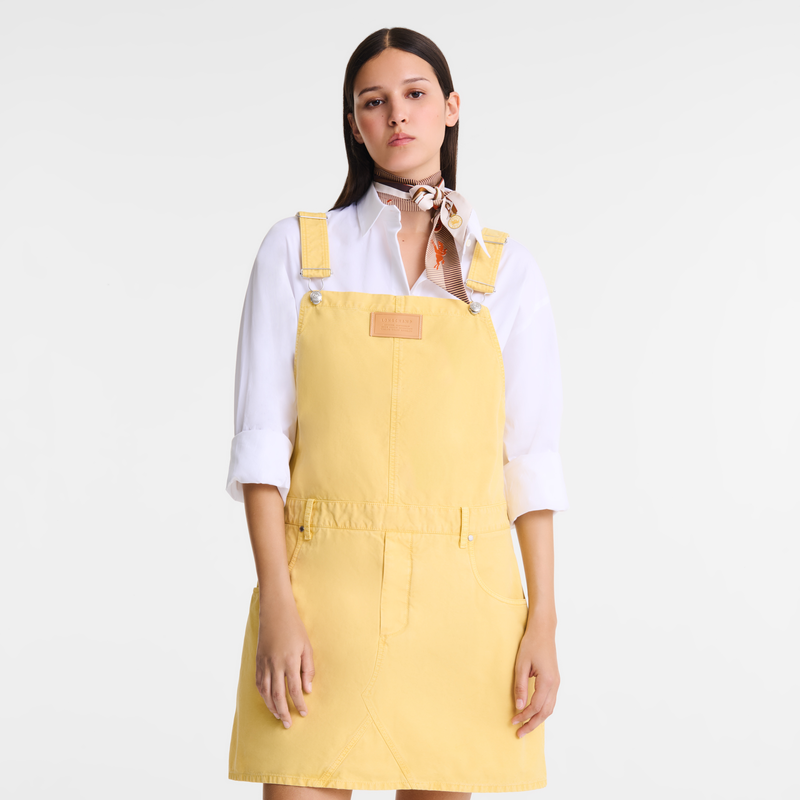 Dress Yellow Chick - Overdyed cotton