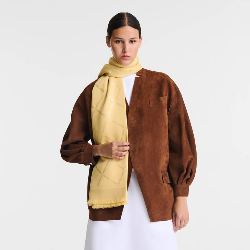 Le Roseau Shawl Yellow Chick - Silk Blend