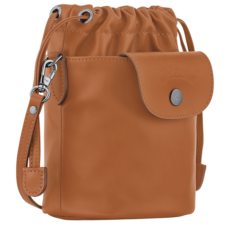 Le Pliage Xtra XS Bucket bag Cashew - Leather