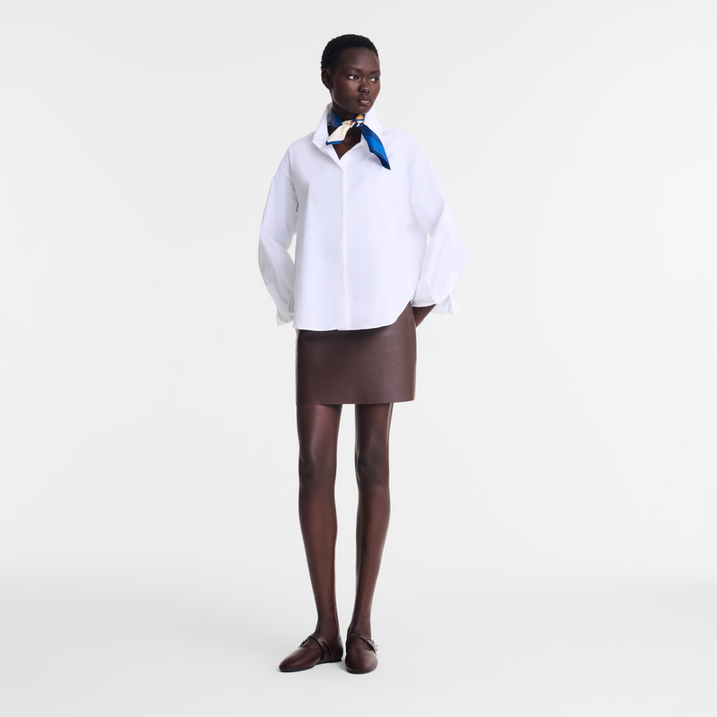 Shirt White - Popelin