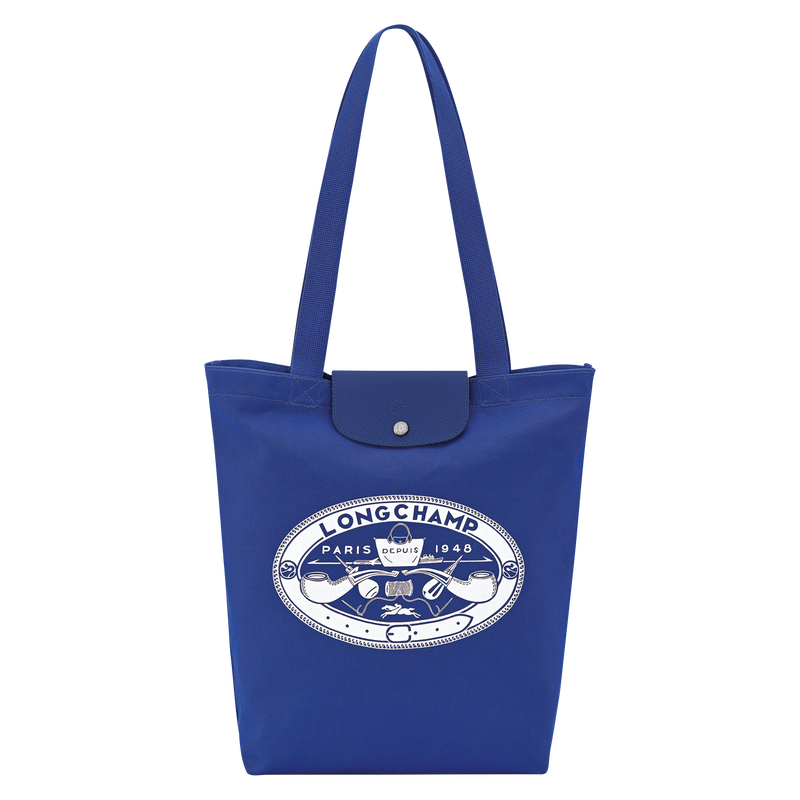 Le Pliage Collection M Tote bag Cobalt - Canvas