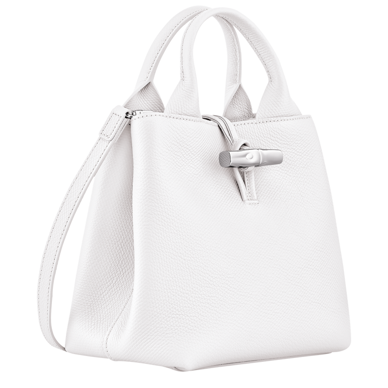 Le Roseau S Handbag White - Leather