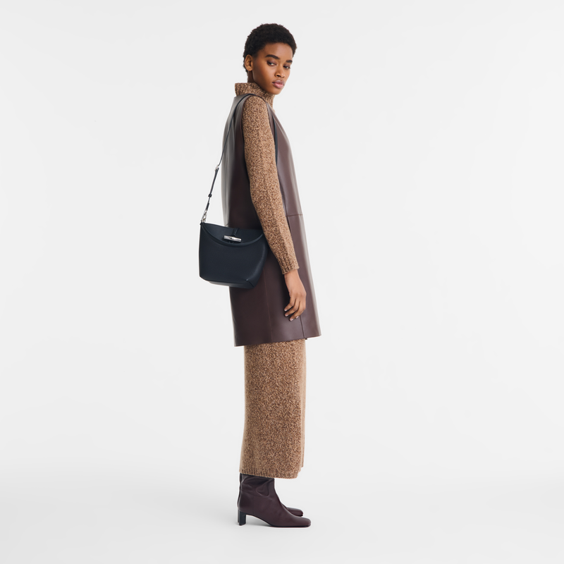 Le Roseau XS Bucket bag Black - Leather