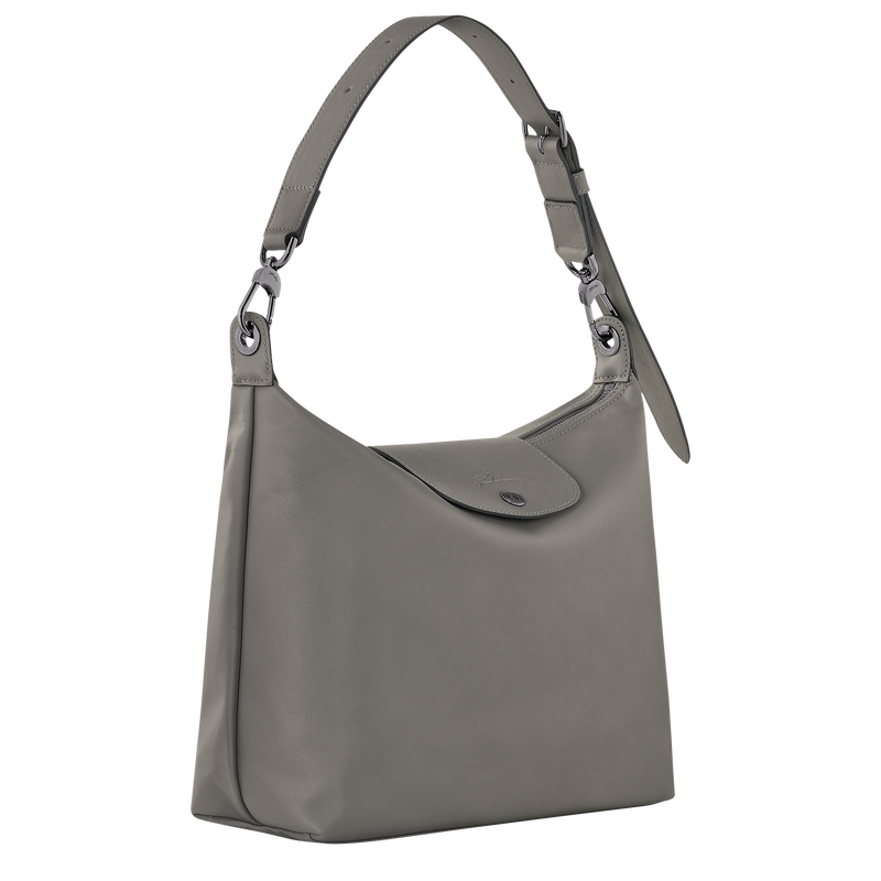 Le Pliage Xtra M Hobo bag Turtledove - Leather