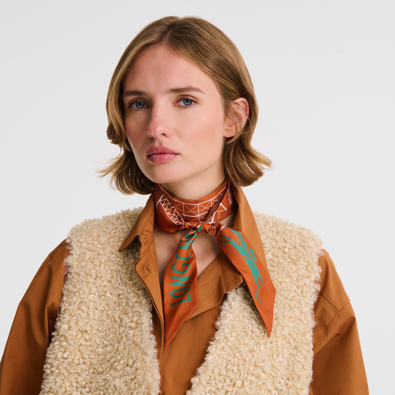 Eiffel Tower 1948 Headband Marmalade - Silk