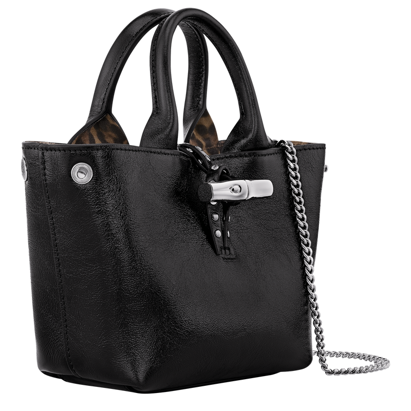 Le Roseau XS Handbag Black - Leather