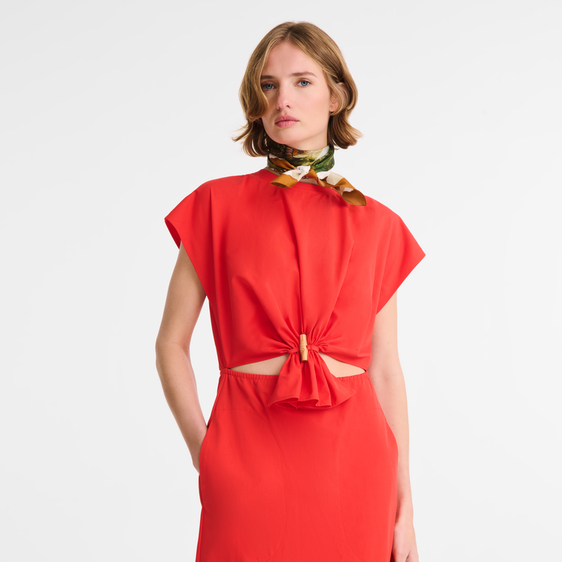Dress Red - Popelin