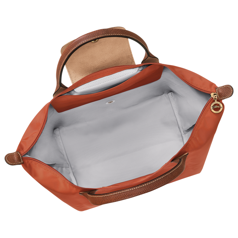 Le Pliage Original M Handbag Brick - Recycled canvas