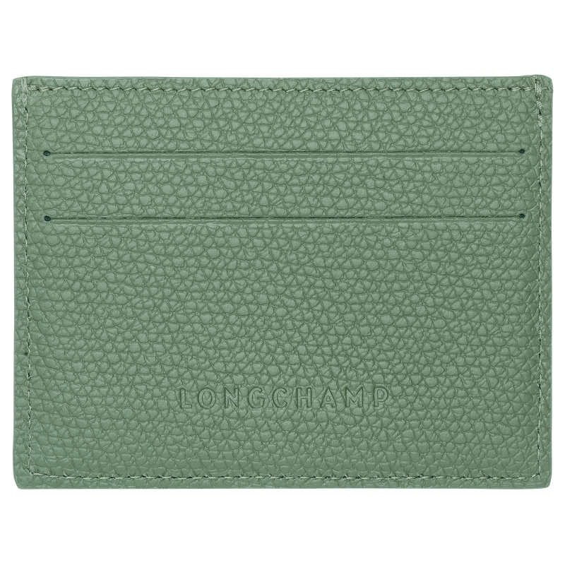 Le Roseau Card holder Oregano - Leather