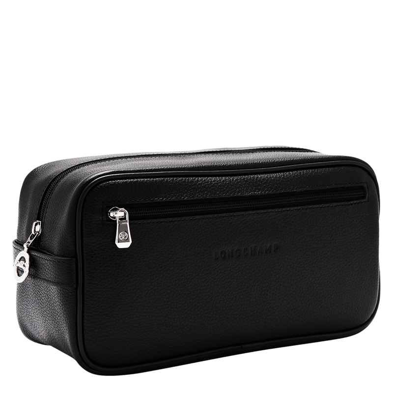 Le Foulonné Toiletry case Black - Leather
