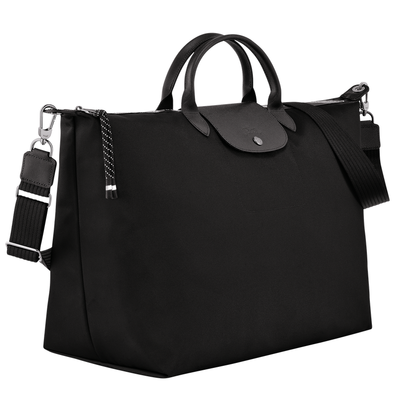 Le Pliage Energy L Travel bag Black - Recycled canvas