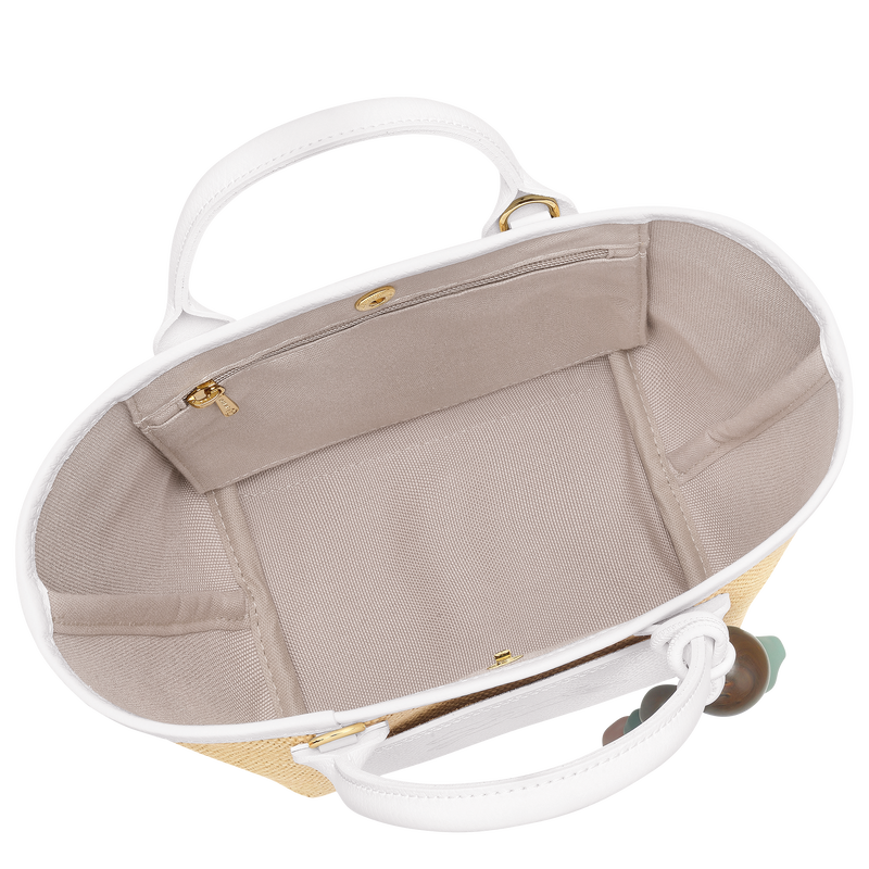 Le Pliage Collection XS Basket bag White - Canvas