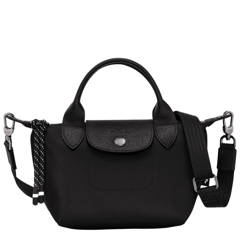 Le Pliage Energy XS Handbag Black - Recycled canvas
