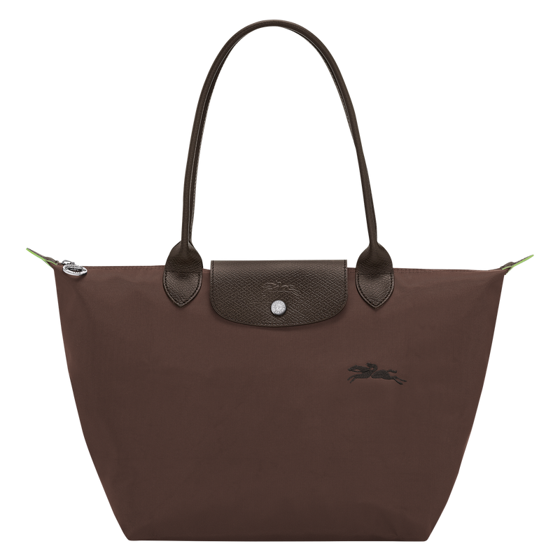 Le Pliage Green M Tote bag Mocha - Recycled canvas