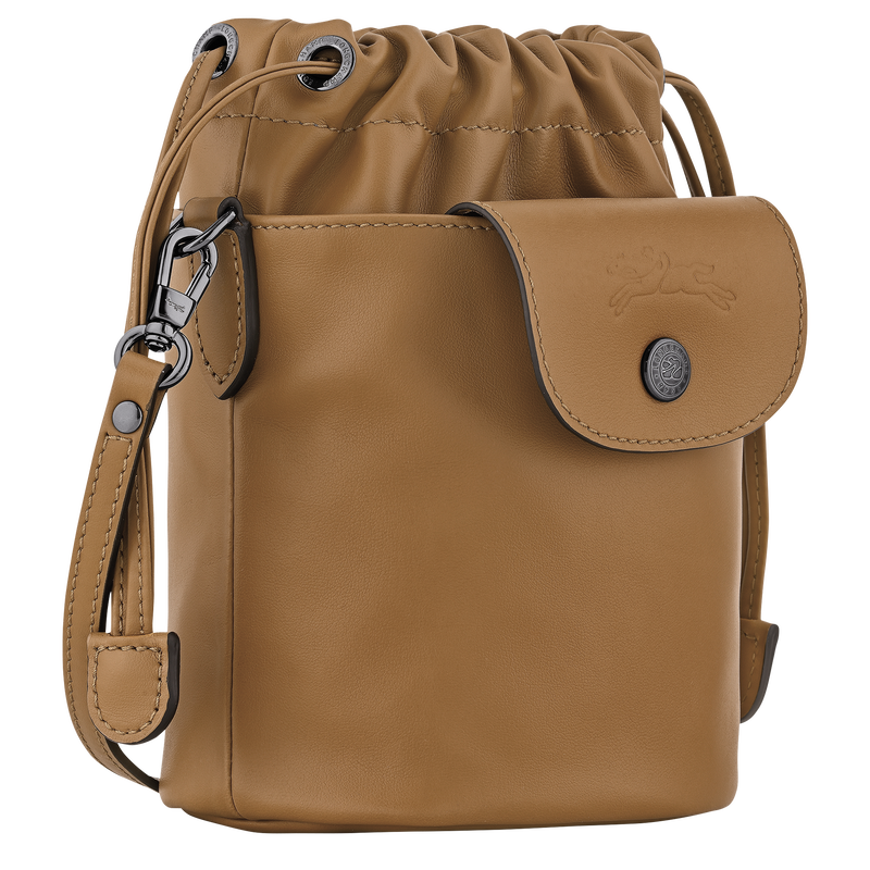 Le Pliage Xtra XS Bucket bag Tobacco - Leather