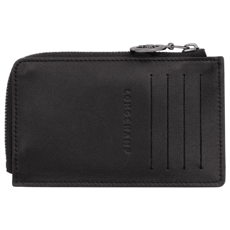 Le Pliage Xtra Card holder Black - Leather