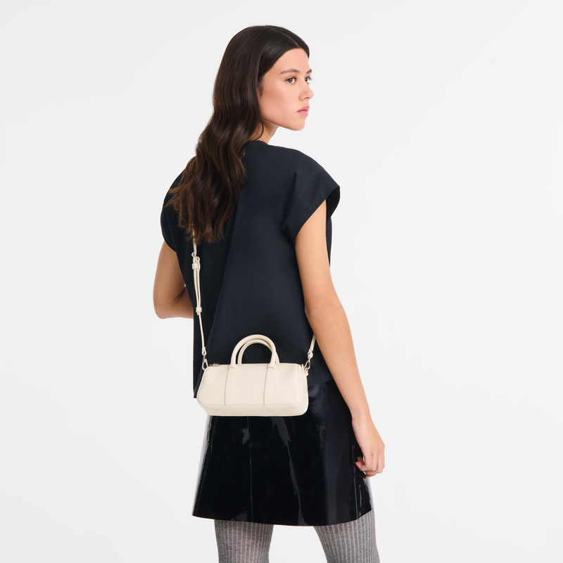 Daylong S Handbag Ecru - Leather