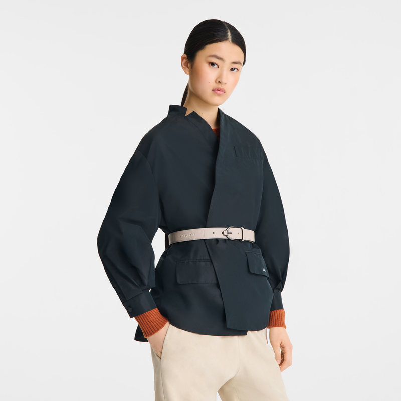 Longchamp 3D Ladies' belt Clay - Leather