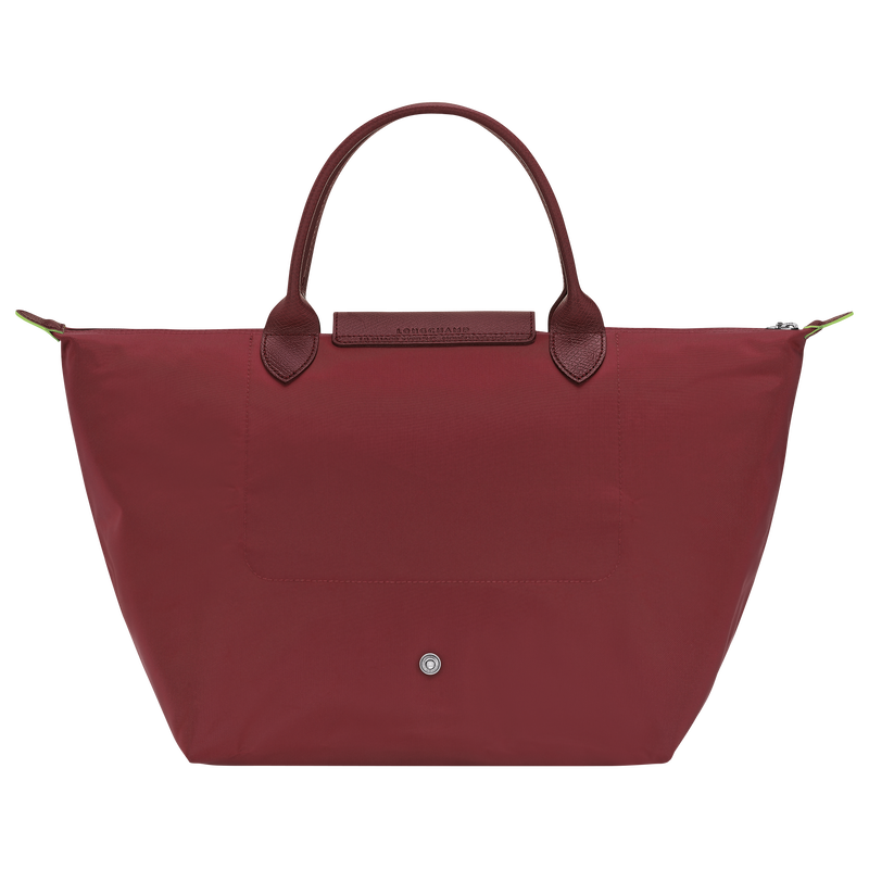 Le Pliage Green M Handbag Pomegranate - Recycled canvas