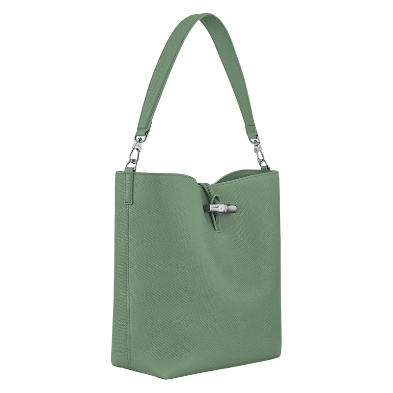Le Roseau M Hobo bag Oregano - Leather