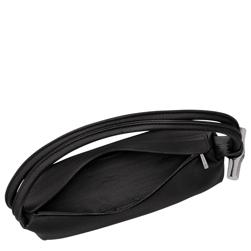 Le Roseau M Shoulder bag Black - Leather