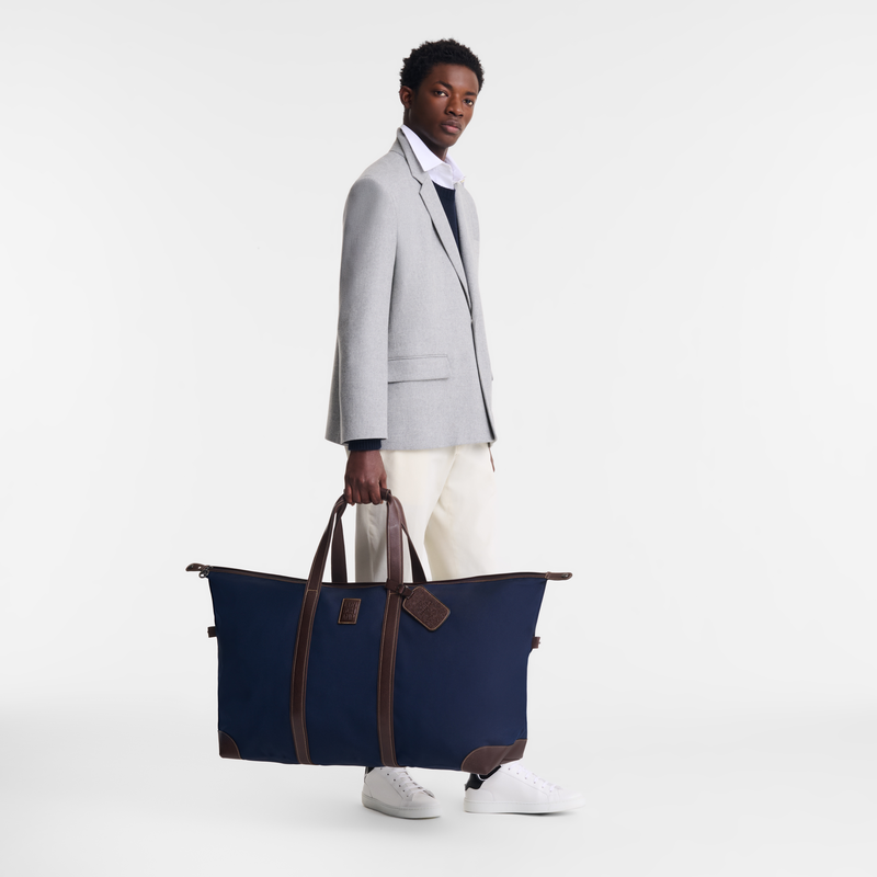 Boxford XL Travel bag Blue - Recycled canvas