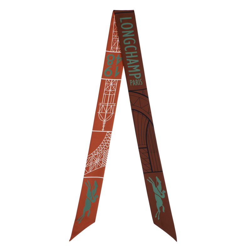 Eiffel Tower 1948 Headband Marmalade - Silk
