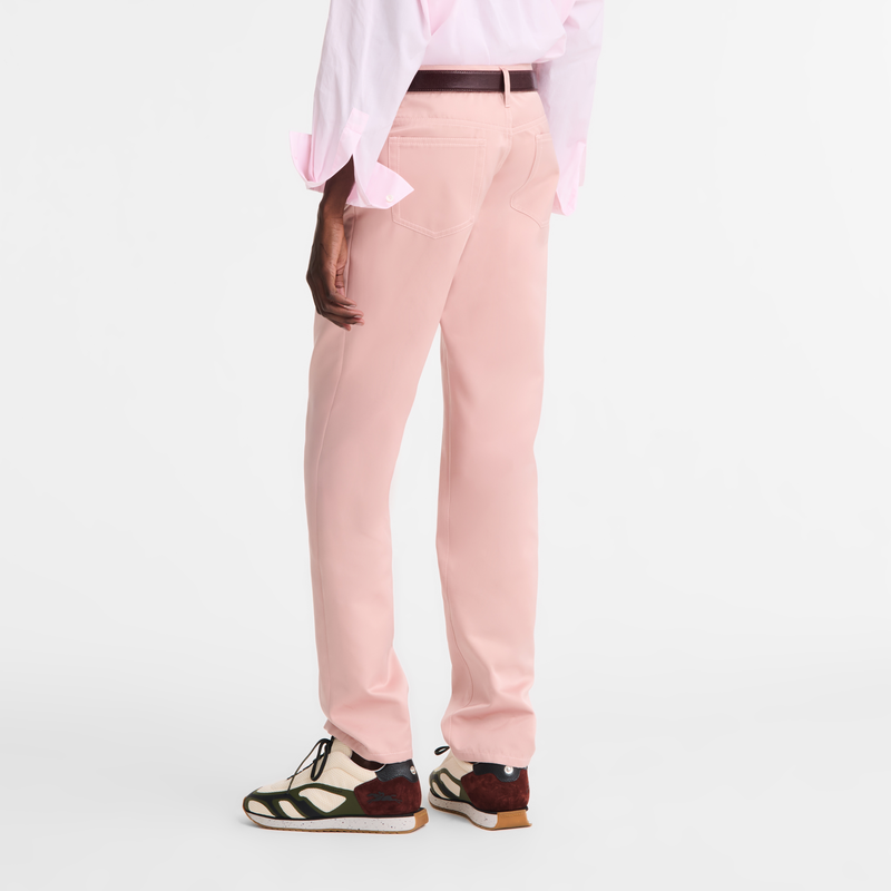 Trousers Pink Tea - Techno satin