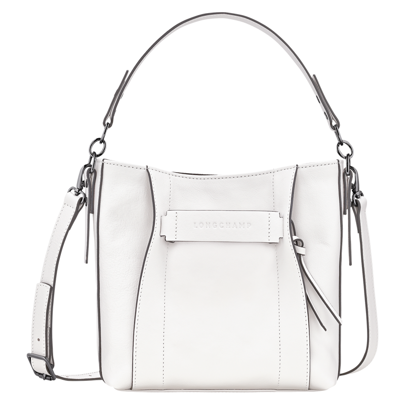 Longchamp 3D S Crossbody bag White - Leather