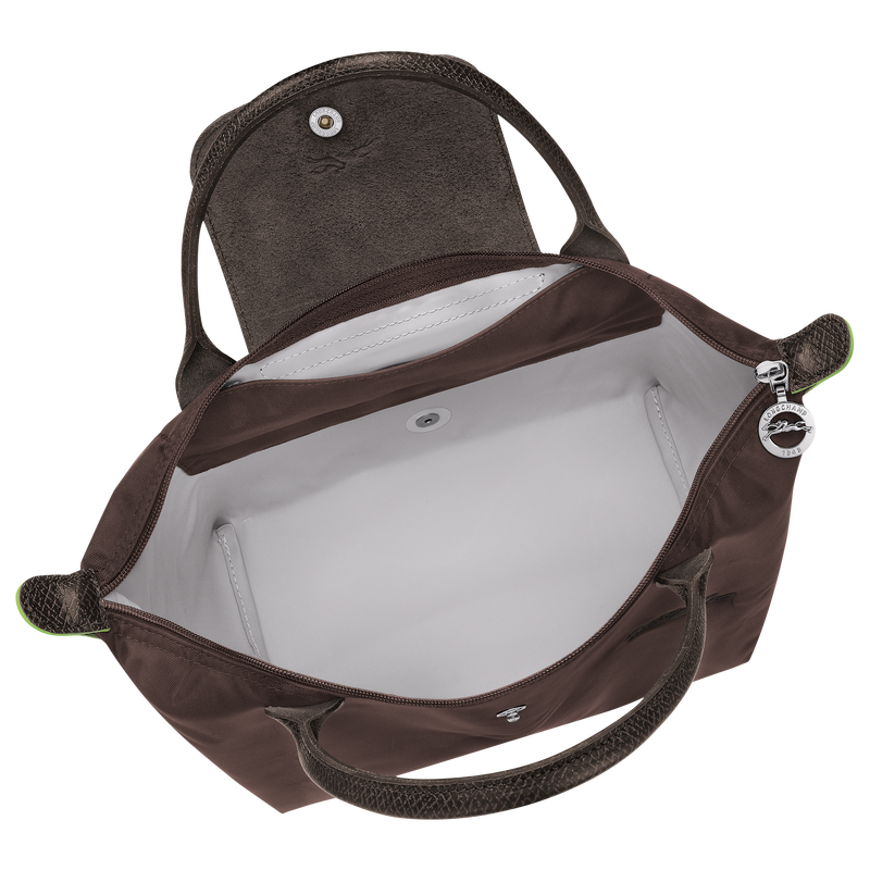 Le Pliage Green S Handbag Mocha - Recycled canvas