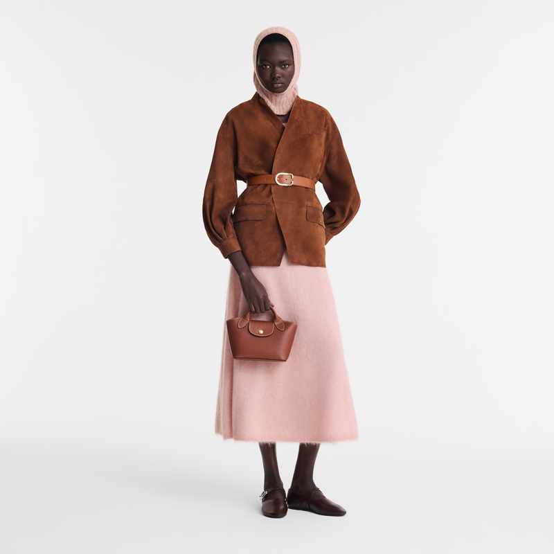 Épure XS Tote bag Brown - Leather