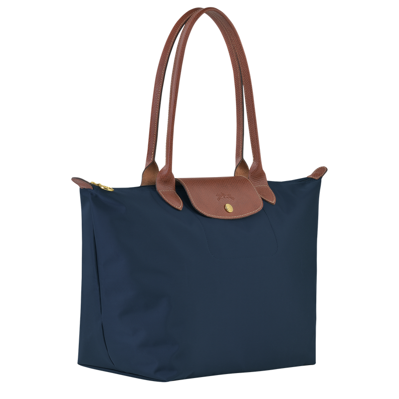 Le Pliage Original L Tote bag Navy - Recycled canvas